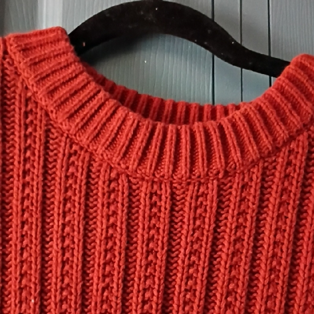 Universal Thread Burnt Red Crew Neck Sweater - image 4